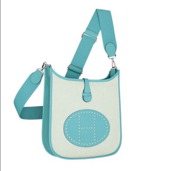 Hermes Handbags - 🧡Offers🧡Hermès Evelyne III Clemence Bleu Atoll
